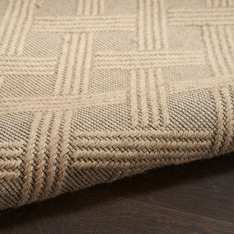media image for Nourison Home Washable Jute Natural Modern Rug By Nourison Nsn 099446905086 7 270