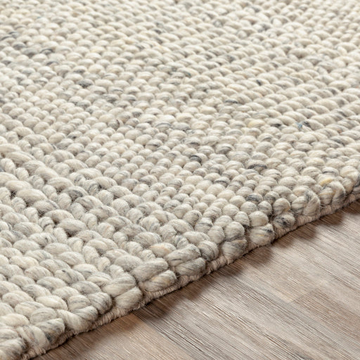 media image for Tahoe Wool Cream Rug Texture Image 229