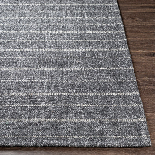 media image for Tartan Viscose Charcoal Rug Front Image 22