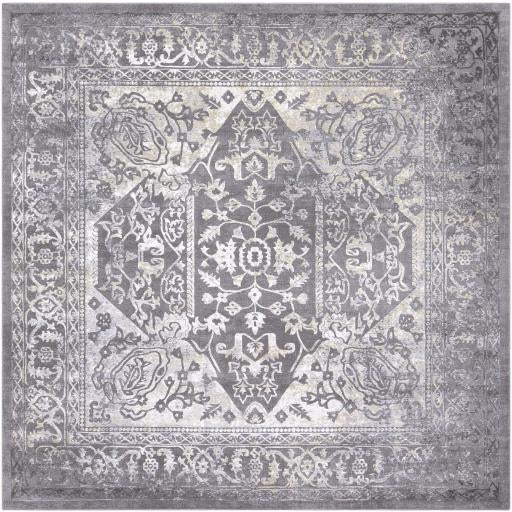 media image for Tibetan Charcoal Rug in Various Sizes Flatshot Image 247