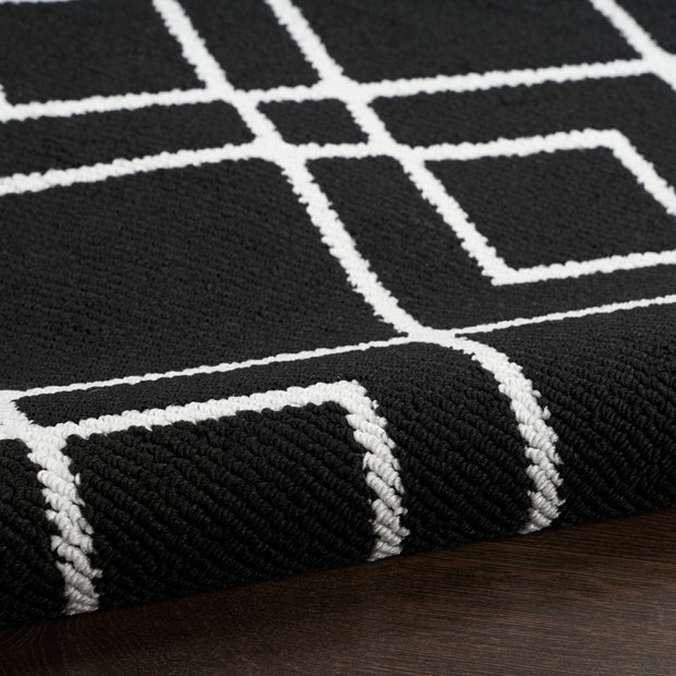 modern lines black rug by nourison 99446088529 redo 2
