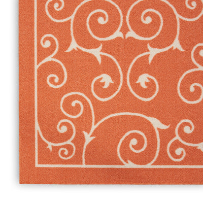 product image for home garden orange rug by nourison nsn 099446112132 6 87