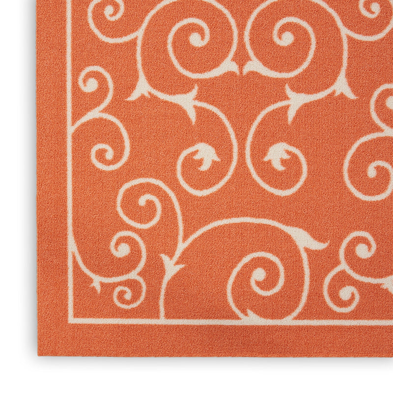 media image for home garden orange rug by nourison nsn 099446112132 6 230