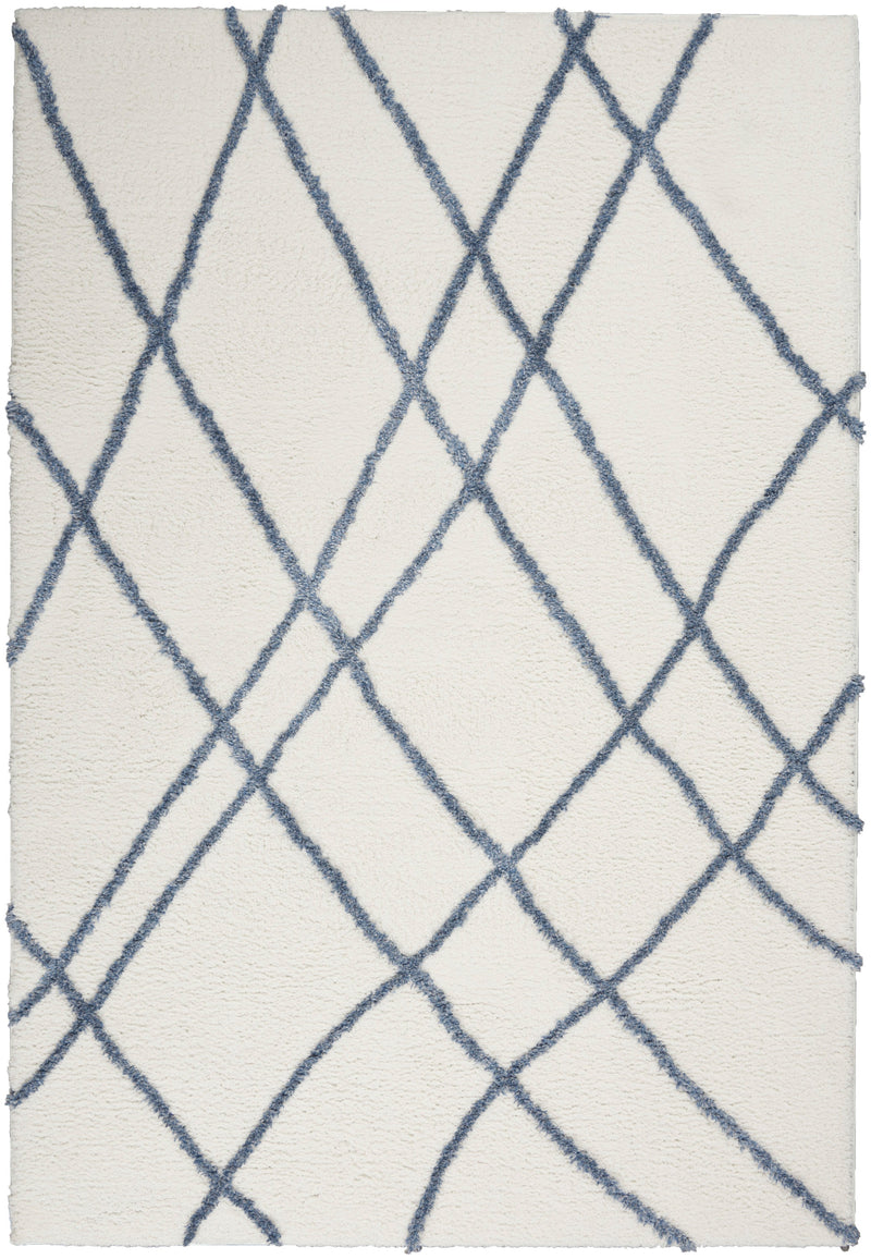 media image for feather soft ivory blue rug by nourison nsn 099446850614 1 228