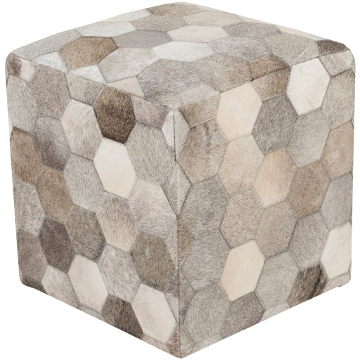 media image for Trail Ivory Pouf Flatshot Image 220