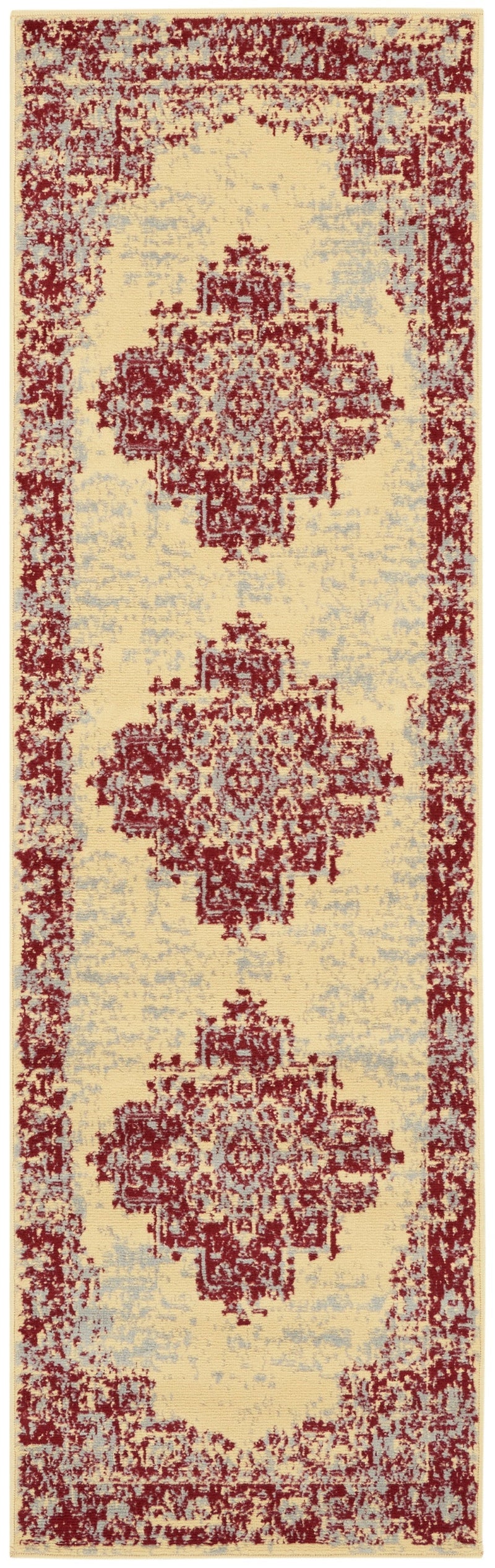 media image for grafix cream red rug by nourison 99446105264 redo 3 256