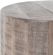 Troyes TOE-003 End Table in Grey by Surya