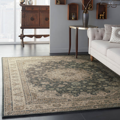 product image for living treasures grey ivory rug by nourison nsn 099446738141 11 70