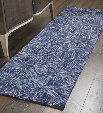 product image for linked hand tufted denim rug by nourison nsn 099446384218 5 39