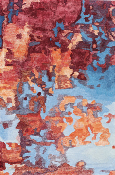 product image of prismatic handmade blue flame rug by nourison 99446138736 redo 1 513