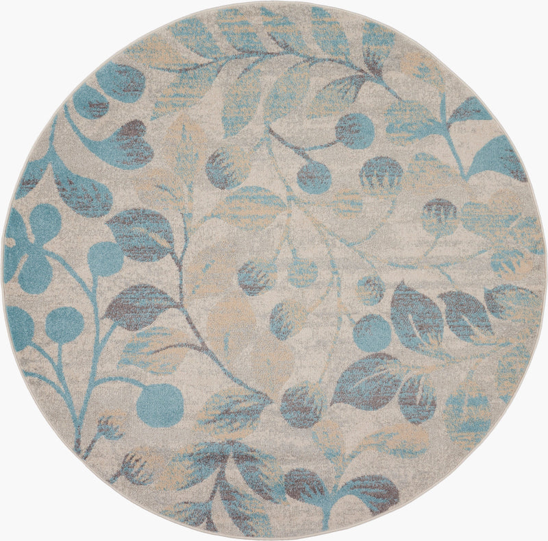 media image for tranquil ivory turquoise rug by nourison 99446484208 redo 2 210