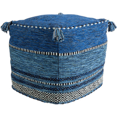 product image for Trenza Cotton Pouf in Various Colors Flatshot Image 15