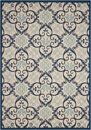 caribbean ivory navy rug by nourison nsn 099446334176 1