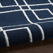 modern lines navy rug by nourison 99446088581 redo 2