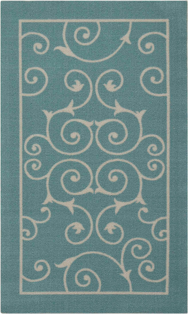 home garden light blue rug by nourison nsn 099446112002 1