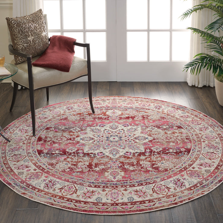 vintage kashan red rug by nourison 99446455154 redo 6