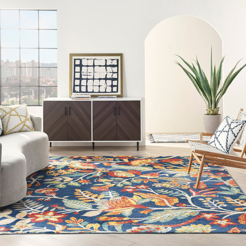 media image for allur navy multicolor rug by nourison 99446839367 redo 6 219