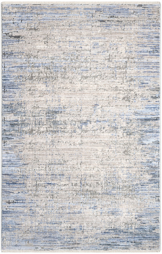 Nourison Home Abstract Hues Blue Grey Modern Rug By Nourison Nsn 099446904546 1