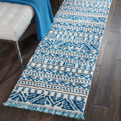 product image for kamala ivory blue rug by nourison nsn 099446407580 6 17