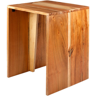 product image for Umaid Wood Brown End Table Flatshot Image 68