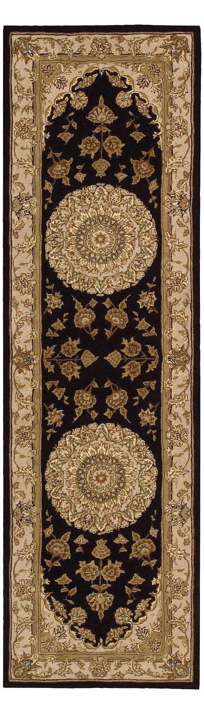 product image for nourison 2000 hand tufted black rug by nourison nsn 099446546708 4 7