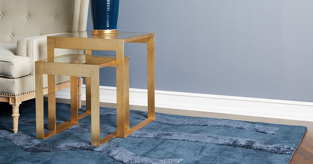 Plano Side Table in Gold design by Bungalow 5