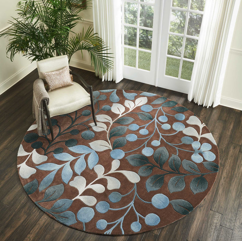 media image for contour hand tufted mocha rug by nourison nsn 099446316028 8 222