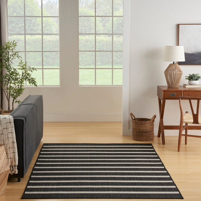 product image for Nourison Home Positano Black Ivory Modern Rug By Nourison Nsn 099446903303 8 17