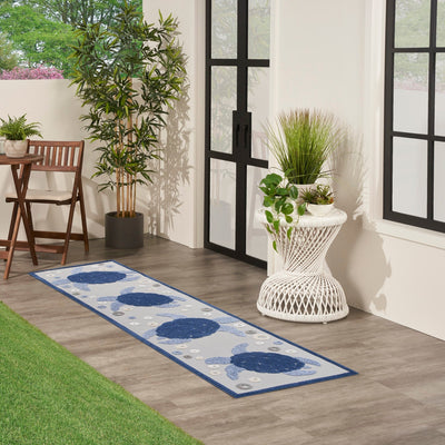 product image for Nourison Home Aloha Navy Blue Coastal Nautical Beach Rug By Nourison Nsn 099446135902 20 61