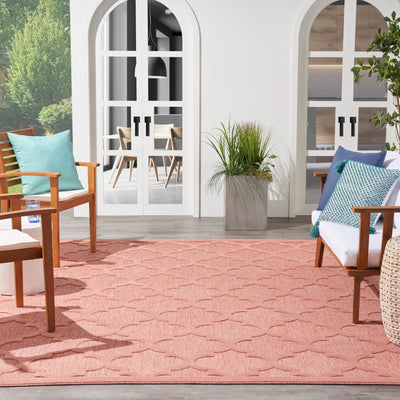 product image for easy care coral orange rug by nourison 99446040688 redo 6 13