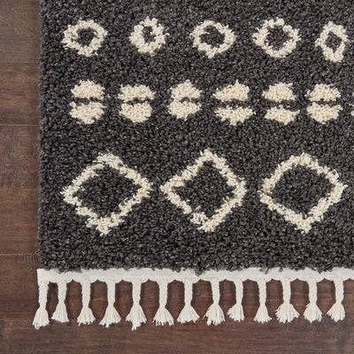 product image for moroccan shag charcoal rug by nourison nsn 099446462459 2 57