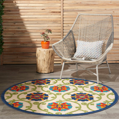 product image for aloha indoor outdoor blue multicolor rug by nourison 99446816856 redo 8 60