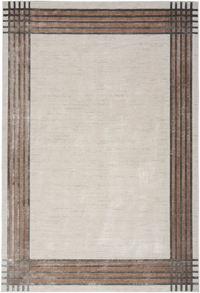 product image for Nourison Home Desire Ivory Silver Modern Rug By Nourison Nsn 099446128270 1 88