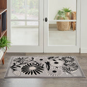 Nourison Home Aloha Black White Contemporary Rug By Nourison Nsn 099446171290 9