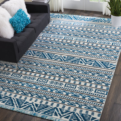 product image for kamala ivory blue rug by nourison nsn 099446407580 8 68