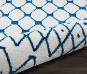 kamala white blue rug by nourison nsn 099446407368 5