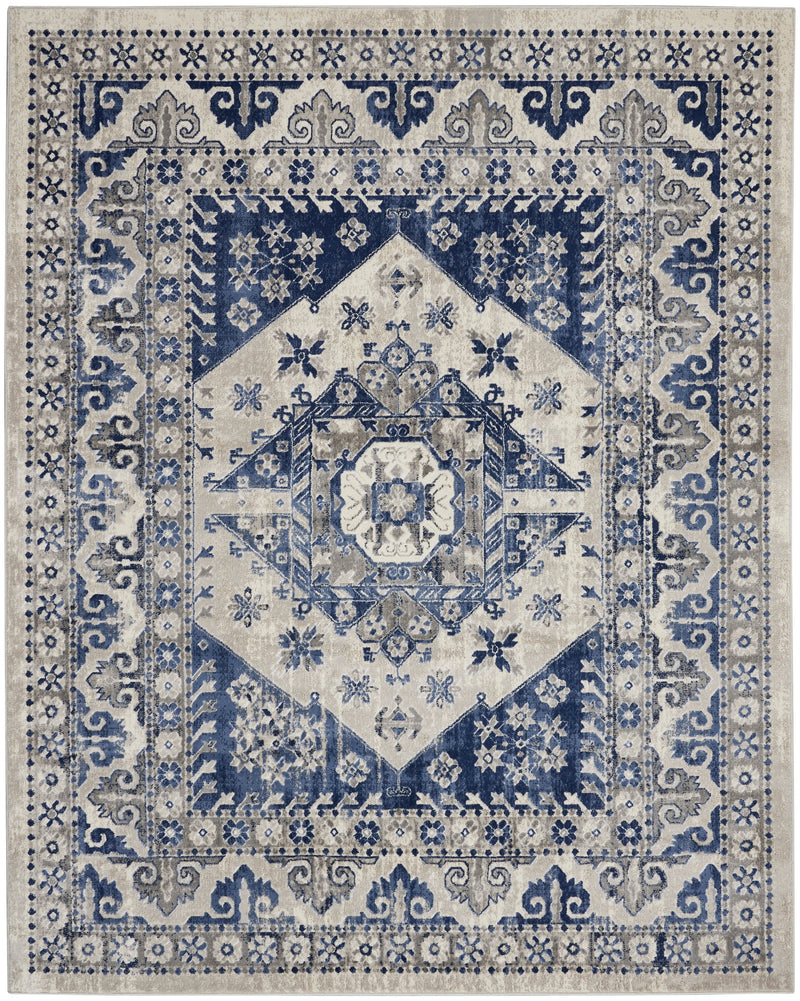 media image for cyrus ivory blue rug by nourison 99446795854 redo 1 245