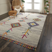 nomad cream grey rug by nourison nsn 099446461377 10