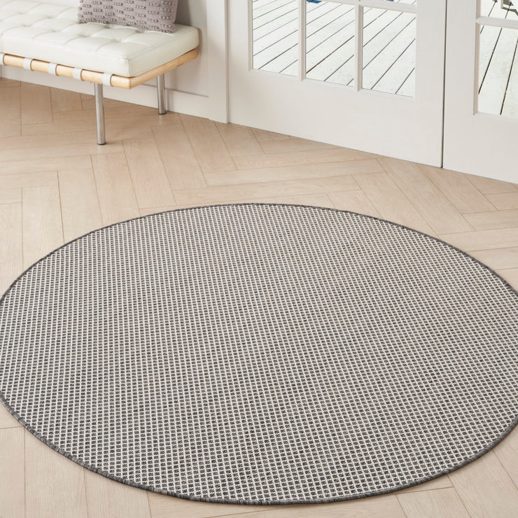 Nourison Home Courtyard Ivory Charcoal Modern Rug By Nourison Nsn 099446162199 14