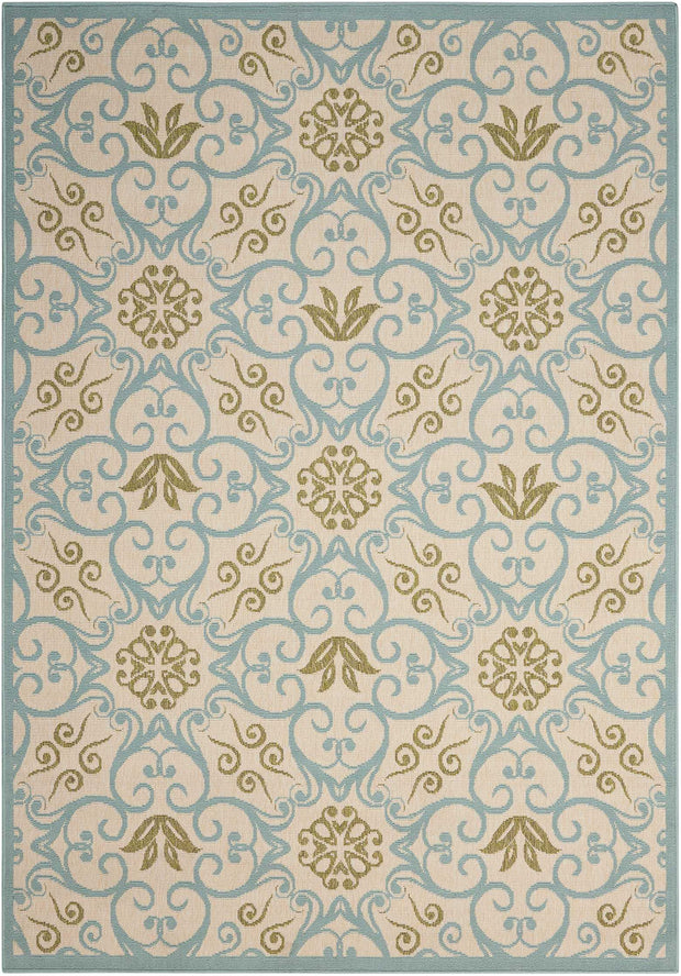caribbean ivory blue rug by nourison nsn 099446239501 1