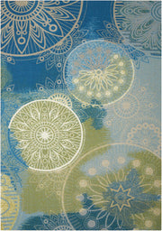 home garden blue rug by nourison nsn 099446337221 1