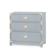 Victoria 3-Drawer Side Table in Various Colors