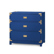 Victoria 3-Drawer Side Table in Various Colors