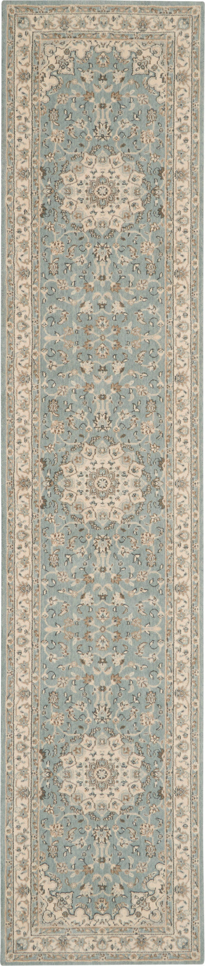 product image for living treasures aqua ivory rug by nourison nsn 099446738127 3 79