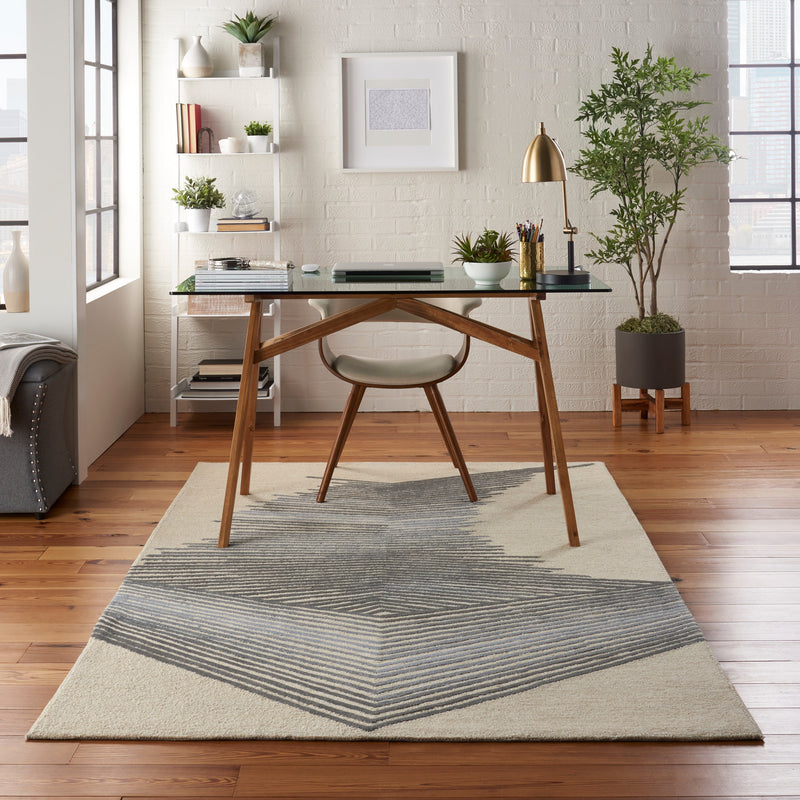 media image for symmetry handmade ivory grey rug by nourison 99446495921 redo 3 228