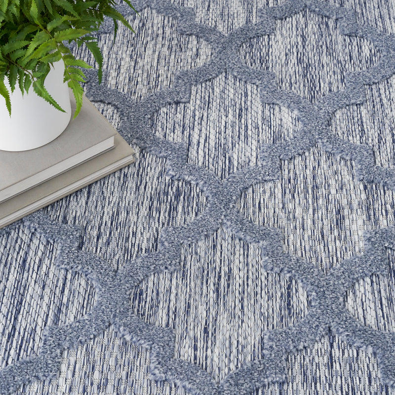 media image for easy care denim blue rug by nourison 99446040251 redo 5 247