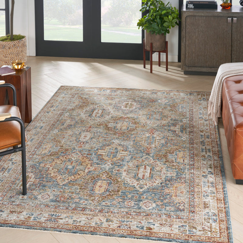 media image for sahar blue rug by nourison 99446022417 redo 4 20