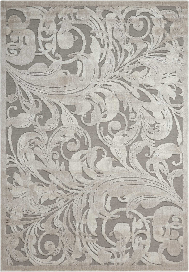 media image for graphic illusions grey camel rug by nourison nsn 099446117731 1 21