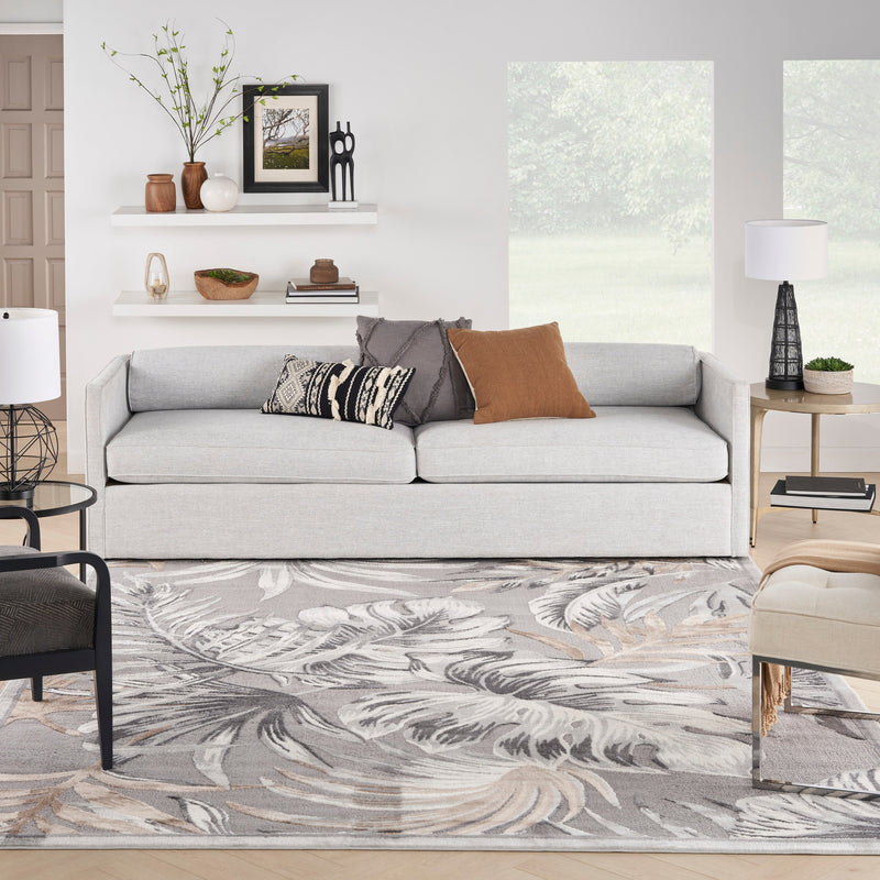 media image for seaside grey rug by nourison 99446874474 redo 5 285