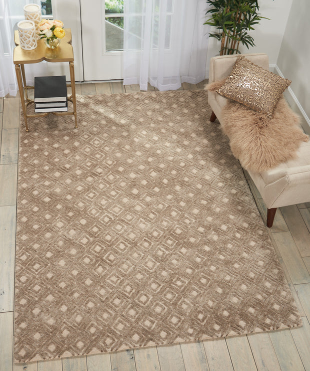 deco mod hand tufted taupe rug by nourison nsn 099446398031 7